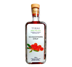 Gourmet sea buckthorn syrup all natural, 130 g, handmade in Finland from pure Lapland berries.