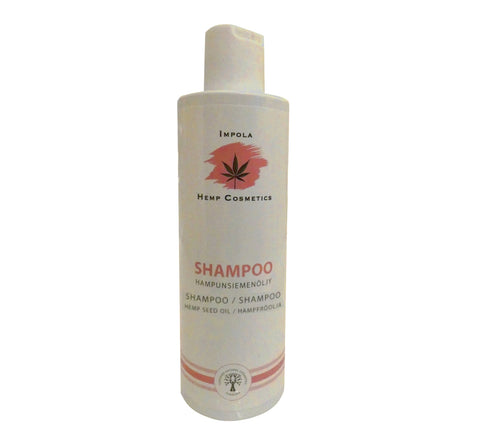 Ecological hemp seed oil shampoo 250 ml, natural hair care.
